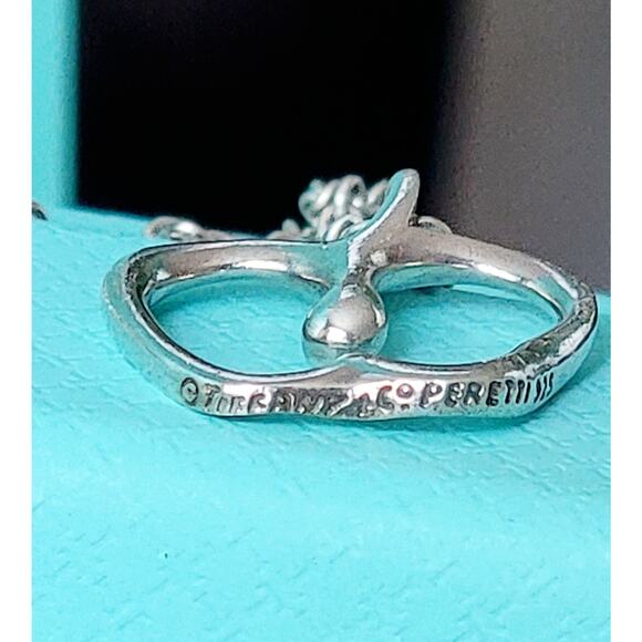 TIffany & Co. Peretti Silver Apple Necklace - Picture 4 of 9